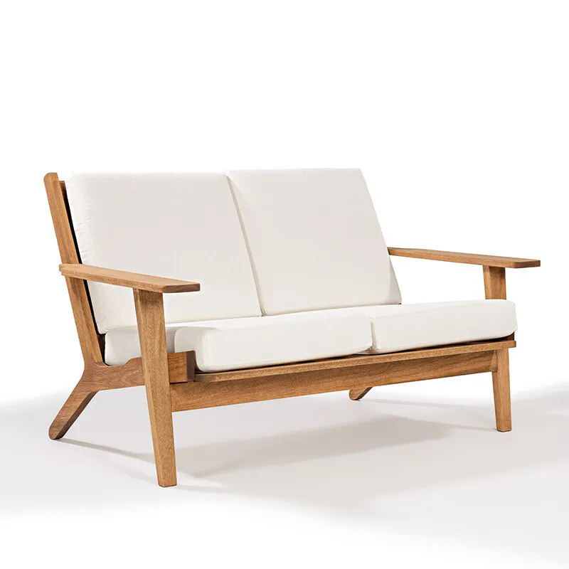 SOFA LOTUS 2 LUGARES ACQUABLOCK CRUDO 144x87x86CM JATOBA - Muebles para el exterior, Uruguay | Vinibel