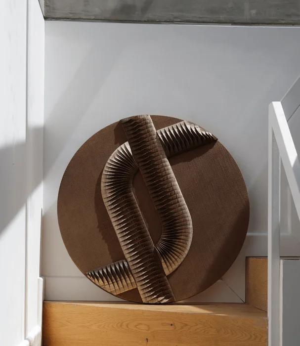 CUADRO ARTE REDONDO en Madera natural - Espejos, Uruguay | Masinfinito Casa, vista 3