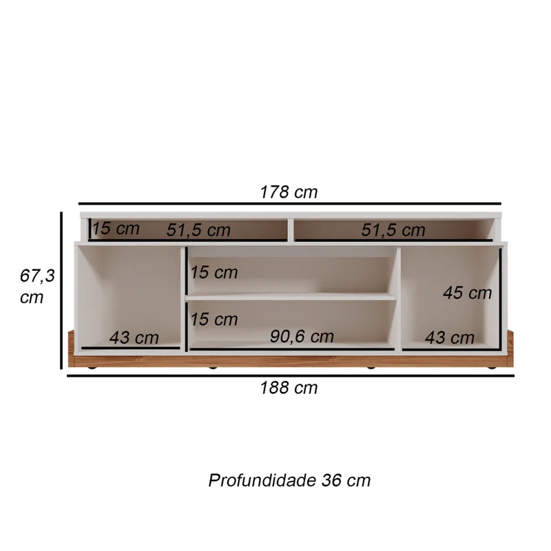 Rack de TV Montana en Gris - Muebles para TV, Uruguay | Casa Brava, vista 5