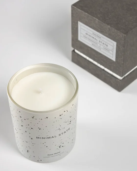 Vela aromática Minimal State 180 gr en Blanco - Velas y Portavelas, Uruguay | Kavehome, vista 3