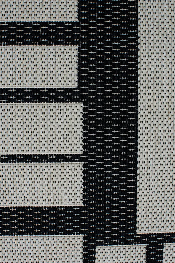 ALFOMBRA LINEO LIN/B162/9H08/ 160X230 BLACK/WOOL en Multicolor - Alfombras, Uruguay | Vinibel, vista 2