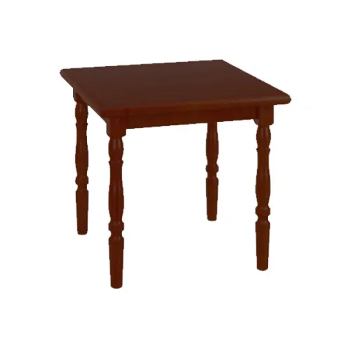 Mesa 80x80x76 Linea Parma - Tabaco en Marrón - Mesas de comedor, Uruguay | La Cueva Muebles