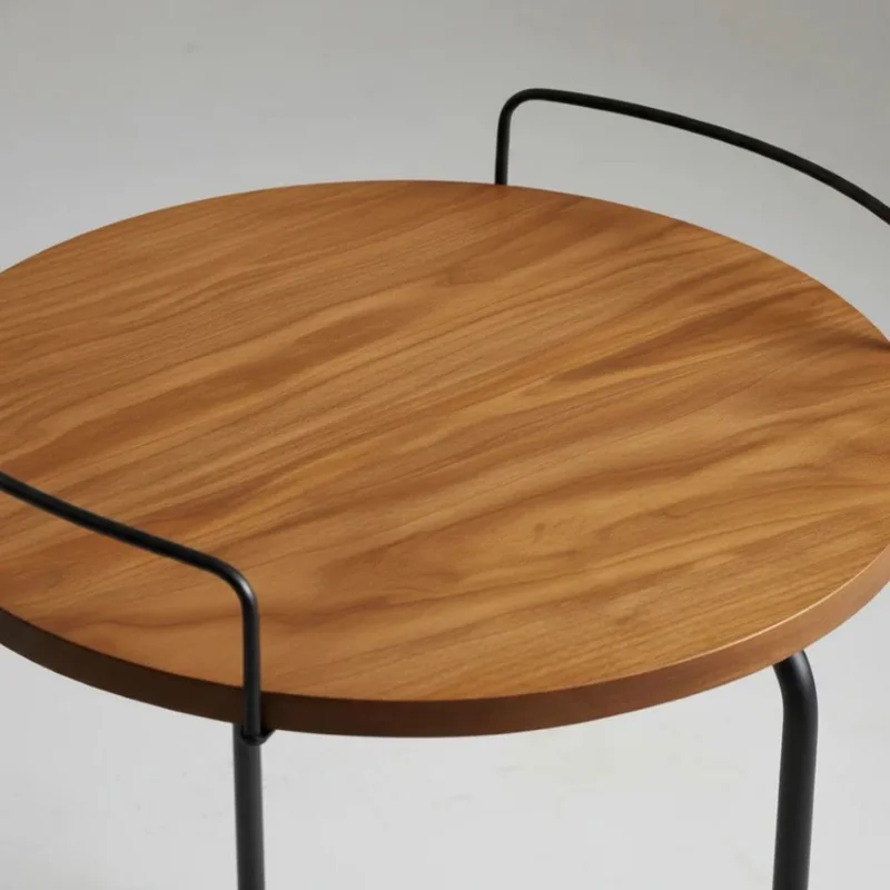 MESA APOYO - ROBLE CLARO - PATA GRAFITO en Madera natural - Mesas de living, Uruguay | Champagne Home, vista 3