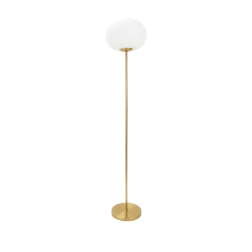 Artefacto Decorativo de Pie Norwood Gold en Amarillo - Lámparas de pie, Uruguay | Serlux