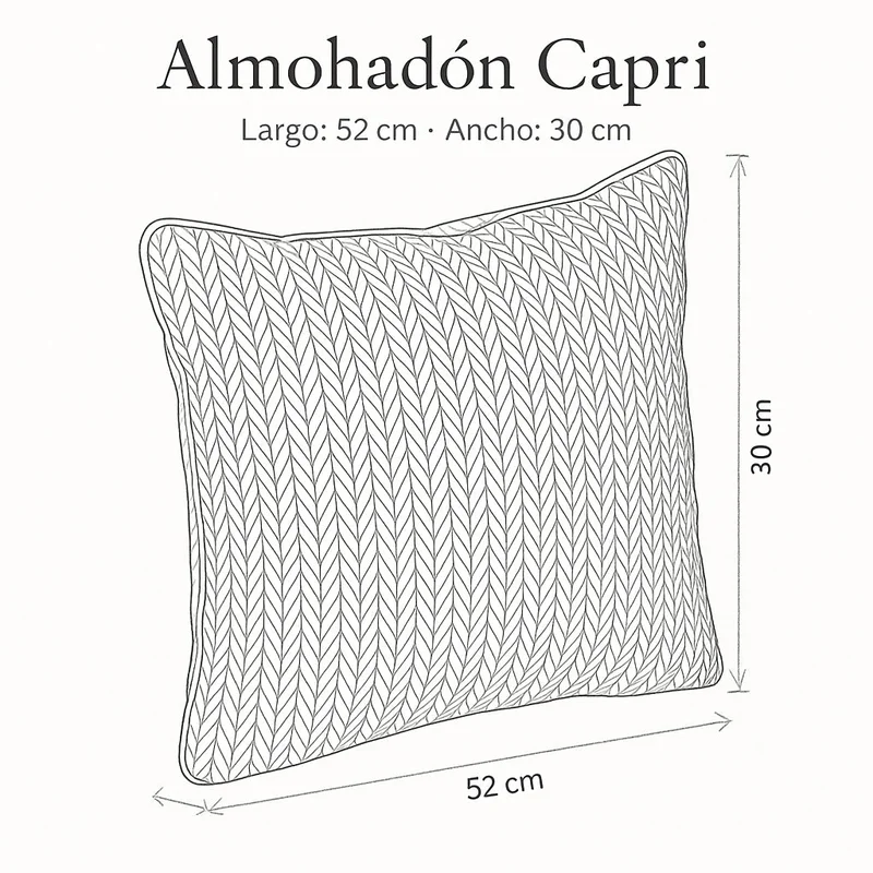 Almohadón de Sisal Capri | Casakos Uruguay en Beige - Butacas, banquetas y puffs, Uruguay | Casakos, vista 10