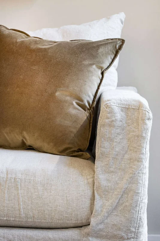 SILLON MANUELA ESQUINERO CON 1 POSABRAZOS - LINO en Blanco - Sillones y sofás, Uruguay | La Iberica, vista 11