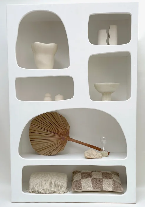 estantería AGIA en Blanco - Muebles para TV, Uruguay | Octo, vista 4