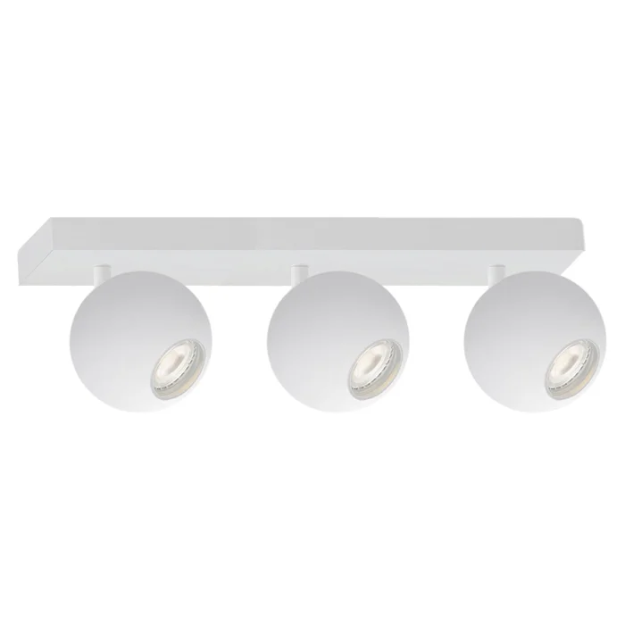 Luminaria De Techo San Nicolas Triple Blanca en Blanco - Lámparas colgantes, Uruguay | Serlux