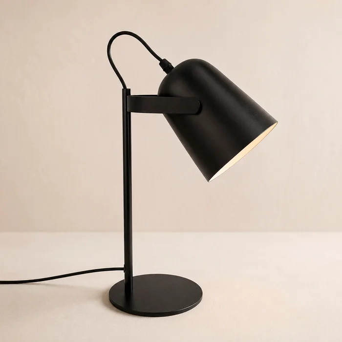 Lámpara de mesa Elsinor blanca / negra en Blanco - Lámparas de mesa, Uruguay | Alta Gracia Deco, vista 2
