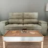 SOFA RETRACTIL MORALLES TELA NATURAL 3 CUERPOS - Sillones y sofás, Uruguay | Alfa Ventas, vista 3 de 6