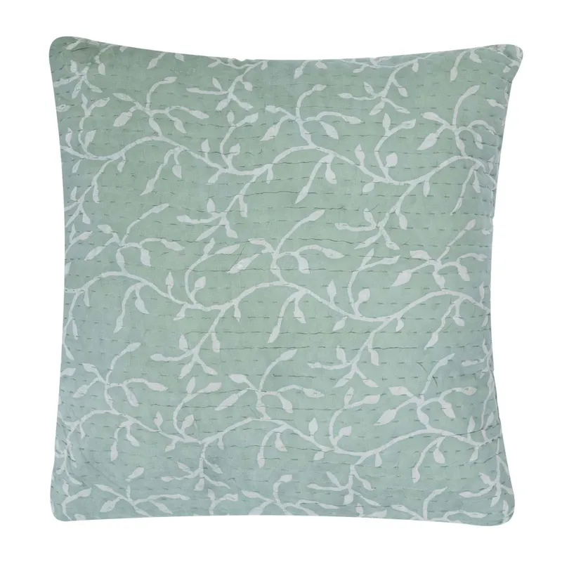 Almohadón Viscosa Verde Troon en Verde - Textiles, Uruguay | Divino