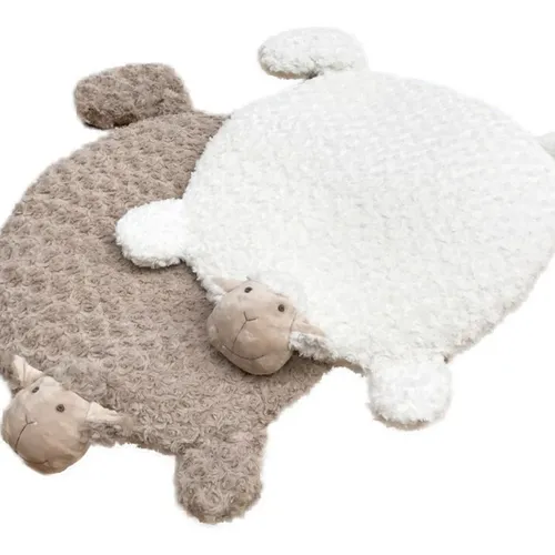 Alfombra Infantil Estilo Nordico Diseño Oveja en Blanco, Marr\u00f3n claro - Textiles, Uruguay | Iluminaras