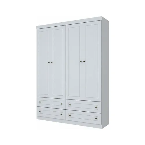 PLACARD ROPERO AMERICANO 4 PUERTAS MDF - Roperos y placares, Uruguay | Alfa Ventas