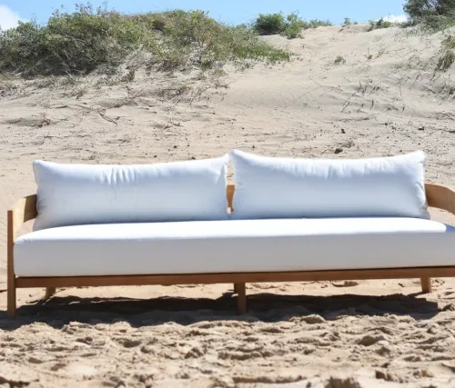 SOFA VENTO 3 CUERPOS en Blanco - Sillones y sofás, Uruguay | Sentido Jose Ignacio