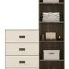 Comoda 4 Cajones 1 Puerta Con Espejo Cajonera Dormitorio - Cómodas, Uruguay | Lais Muebles, vista 3 de 4
