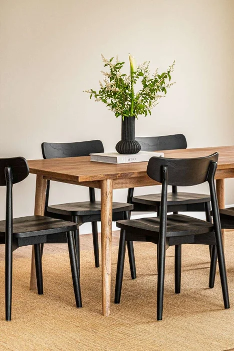 MESA COMEDOR NORDICA - OLMO NATURAL - 1.80 X 0.90 MTS en Madera natural - Mesas de comedor, Uruguay | La Iberica, vista 58