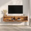 Rack TV 145cm Suspendido/Flotante Trega - Madera Maciza - Muebles para TV, Uruguay | Balton, vista 7 de 8
