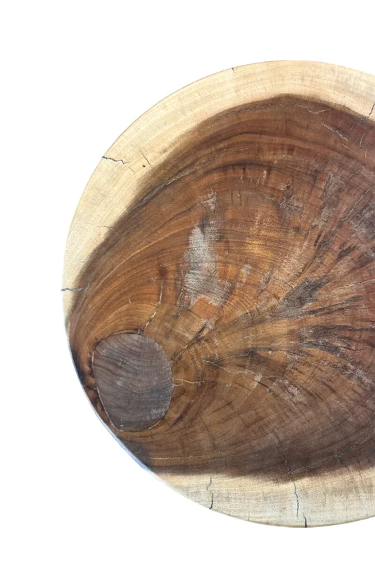 BANCO JIMBARAM 40DIAMx45CM H en Madera natural - Butacas, banquetas y puffs, Uruguay | Vinibel, vista 3