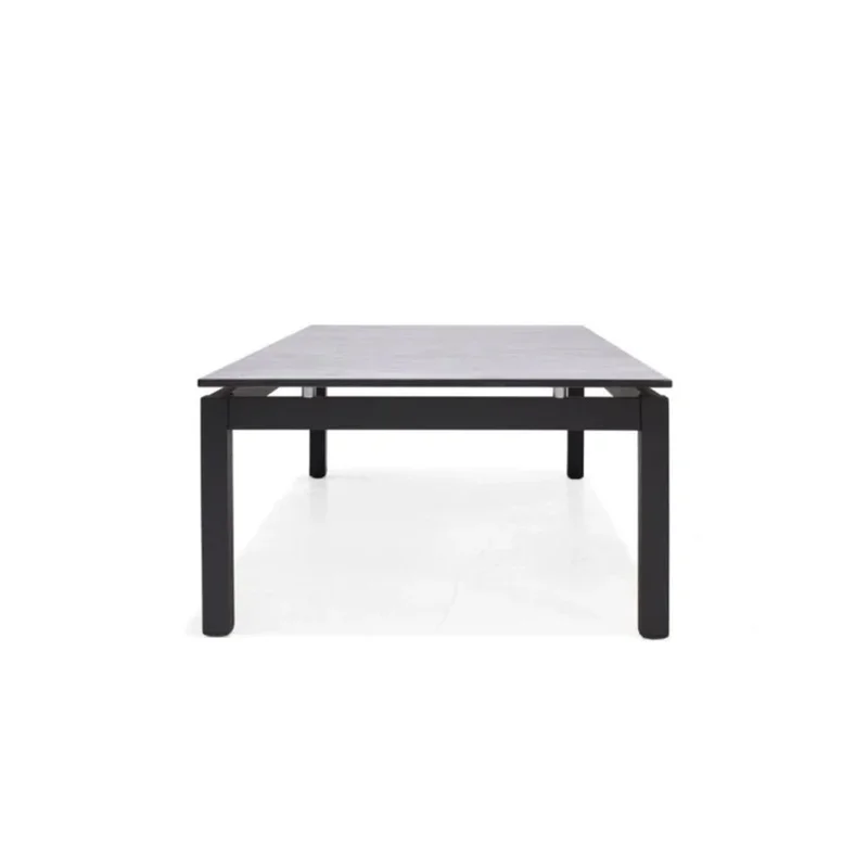 Mesa de centro rectangular de Aluminio - Mood de 110x60cm en Gris - Mesas de arrimo, Uruguay | Ecowood, vista 3