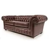 Sofá Chesterfield Divo - Cuero Natural - 2,5 cuerpos - A fabricar en Marrón - Sillones y sofás, Uruguay | NYR, vista 1 de 6