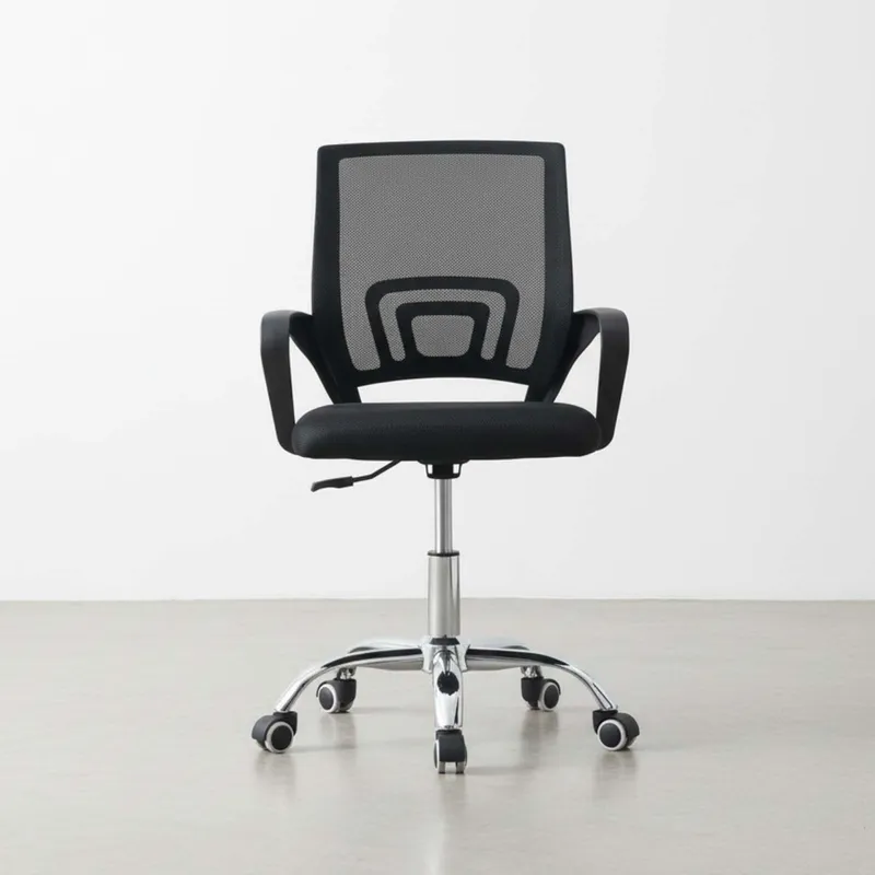 Silla De Escritorio Malla Negro Hy-520p en Negro - Escritorios y sillas de escritorio, Uruguay | Divino