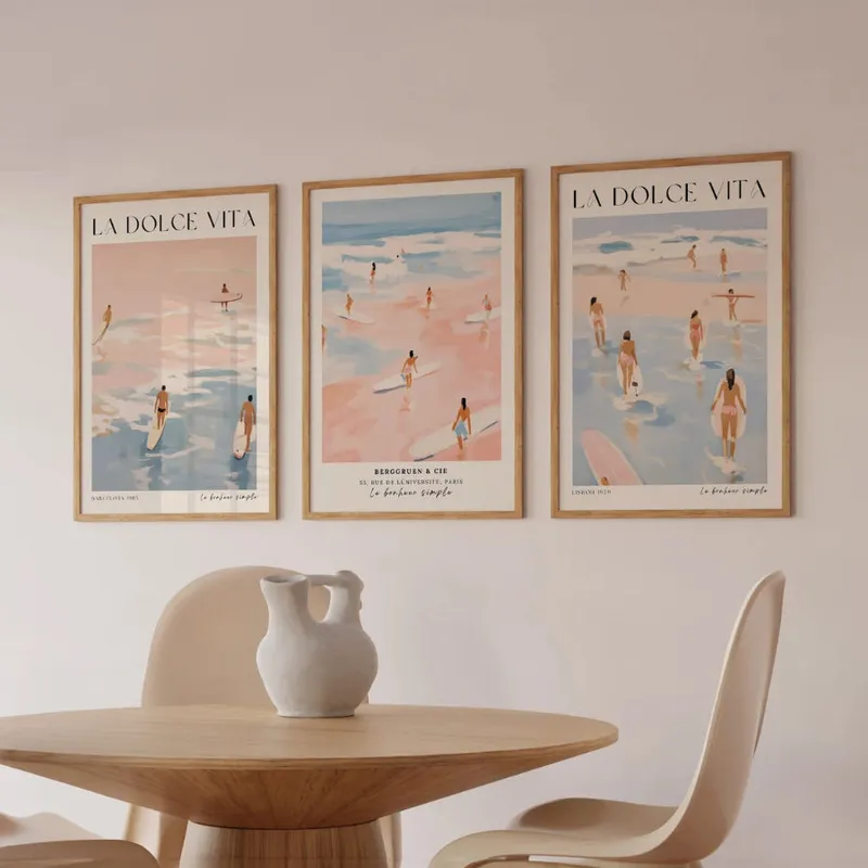 La Dolce Vita en Multicolor - Láminas, Uruguay | La Cuadrería