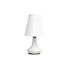 LAMPARA DE MESA BASE PORCELANA 16X16X30CM BLANCO en Blanco - Lámparas de mesa, Uruguay | Koz, vista 1 de 4