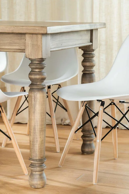 MESA COMEDOR DE CEDRO EMMA - EXTENSIBLE en Madera natural - Mesas de comedor, Uruguay | La Iberica, vista 5