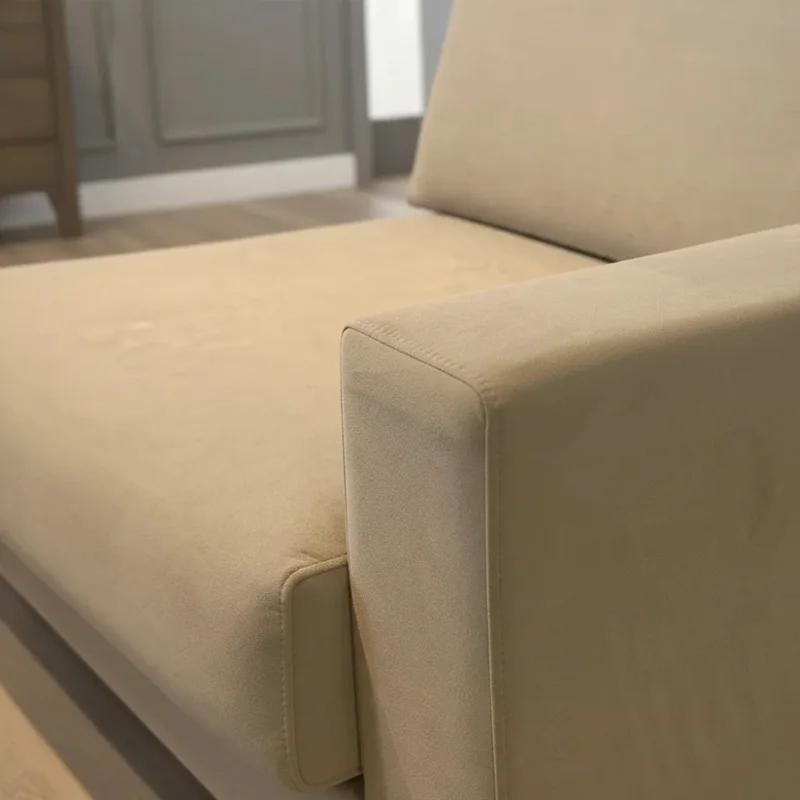 Sofa 3 Cuerpos - Tela Lavable - Color Beige en Madera natural - Sillones y sofás, Uruguay | Champagne Home, vista 3