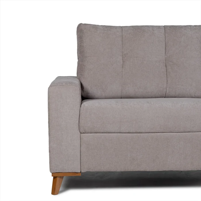 Sofá Katrina - Tela Microfibra - 3 cuerpos - 10287 (Tostado) en Marrón - Sillones y sofás, Uruguay | NYR, vista 3