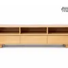 Rack AMBAY 1.60m en Madera natural - Muebles para TV, Uruguay | Finkel, vista 2 de 3