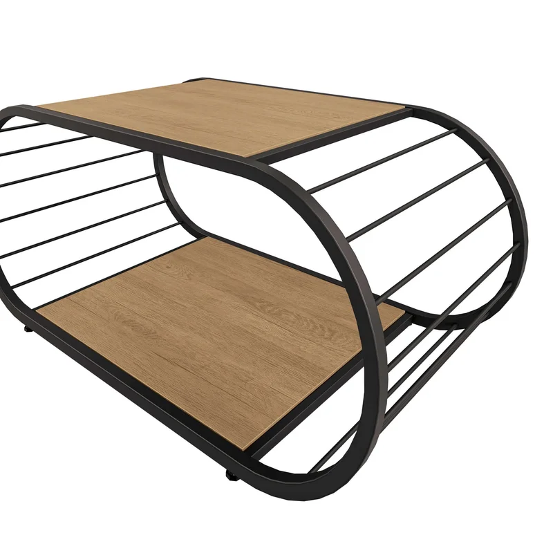 MESA RATONA LINEA INDUSTRIAL METAL en Madera natural - Mesas de living, Uruguay | Balton, vista 4