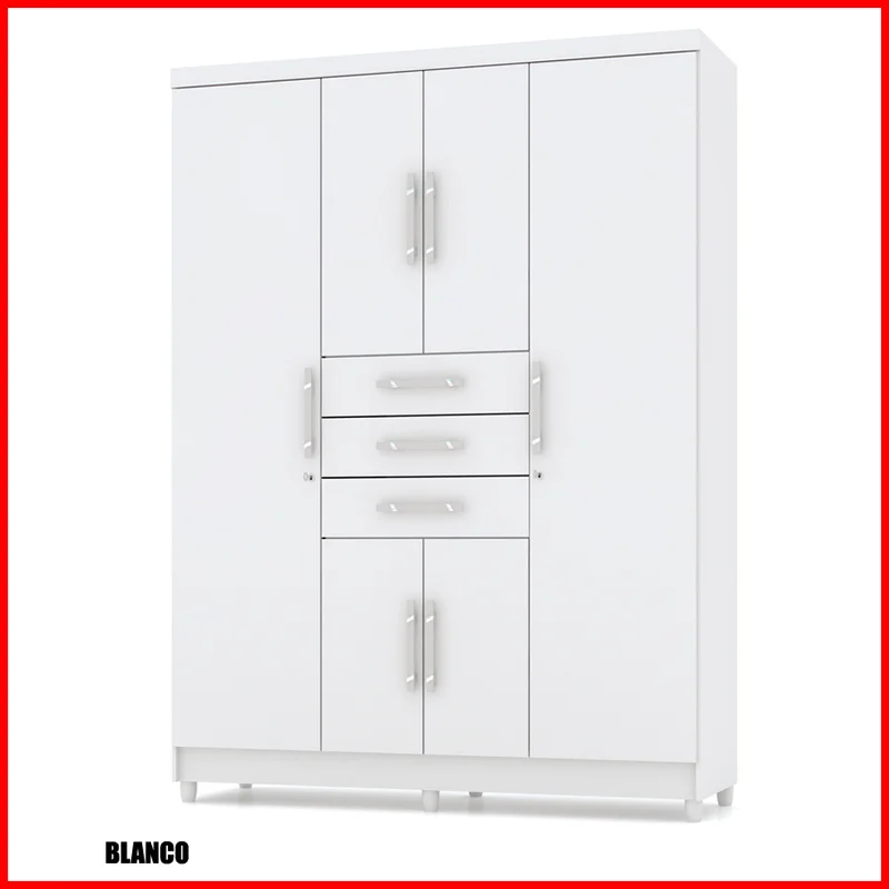 Placard 6 puertas 3 cajones – Taurus 10020 - Roperos y placares, Uruguay | Punto Unión, vista 3