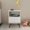 Mesa De Luz Linea Retro Living Dormitorio 1 Cajon Ng Rt3019 - Dormitorio, Uruguay | Soy Hogar, vista 2