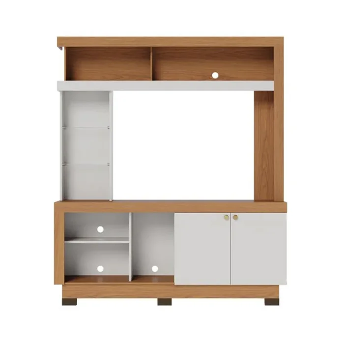 Rack Modular Tv 2 Puertas Con Patas Hasta 50 Pulgadas Valenca en Blanco - Muebles para TV, Uruguay | Soy Hogar, vista 6