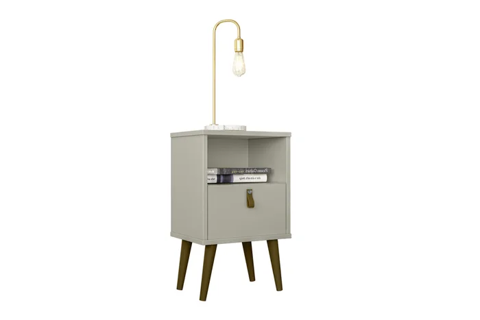 LINEA- MESA DE LUZ 1 CAJON BUZIOS en Beige - Mesas de luz, Uruguay | Alfa Ventas, vista 2