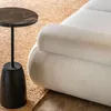 MESA PETRIFICADA BLACK - BASE CEMENTO - 32 CMS en Negro - Mesas de living, Uruguay | La Iberica, vista 3 de 6