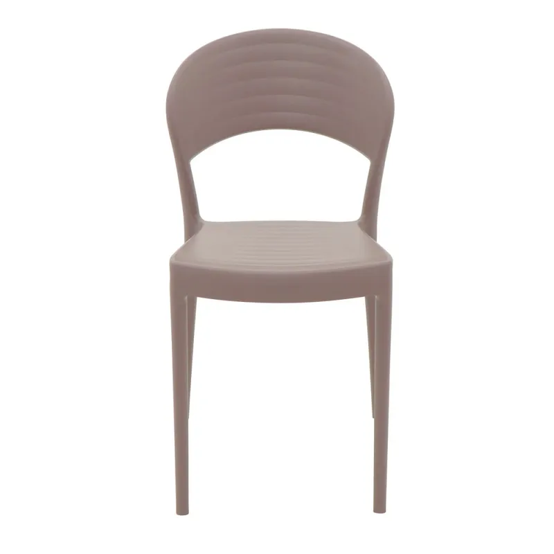 Silla Sissi Respaldo Cerrado en Polipropileno - Color beige - 92046/421 en Beige - Sillas, Uruguay | Champagne Home