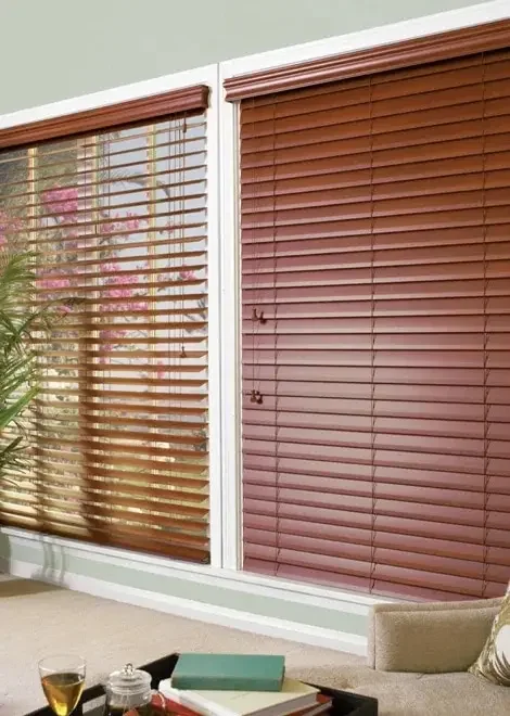 CORTINA VENECIANA MADERA NATURAL 160 CM en Terracota - Textiles, Uruguay | HomeTouch, vista 3
