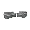 Sillones Juego De Living Premium 3 Y 2 Cuerpos Comedor Tela en Gris - Sillones y sofás, Uruguay | Soy Hogar, vista 2 de 4