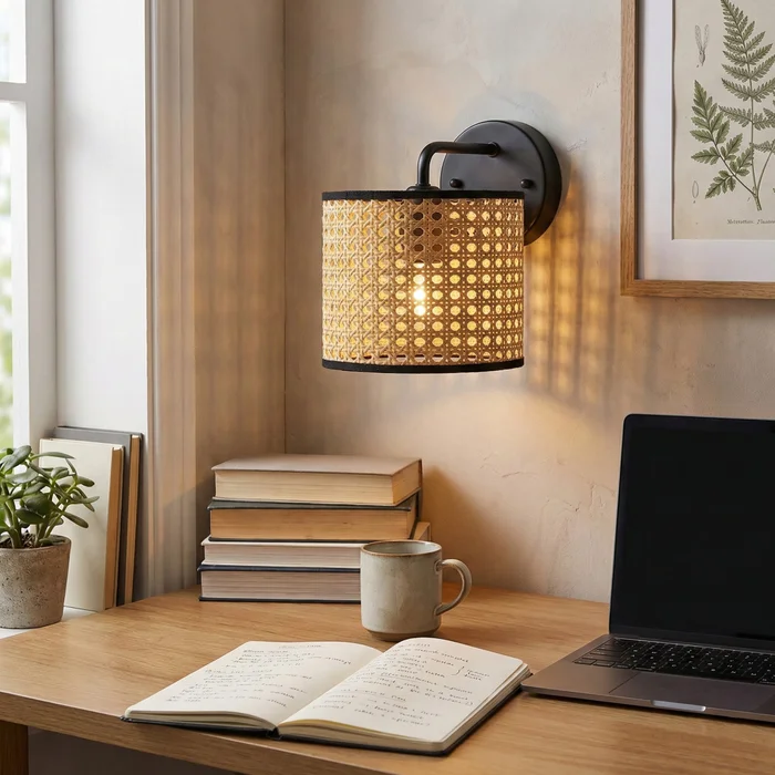 Aplique Nativo Mini Rattan - Iluminación, Uruguay | La Perla, vista 2