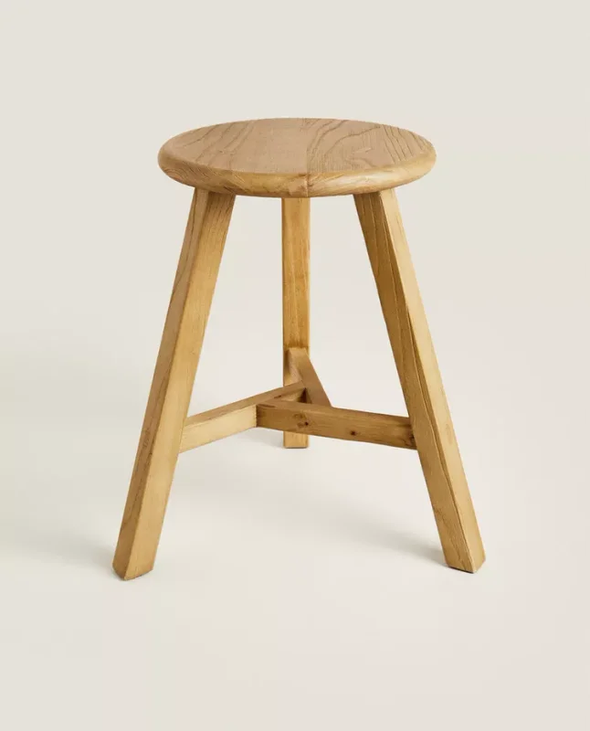 TABURETE MADERA OLMO - Sillas, Uruguay | Zara Home, vista 3