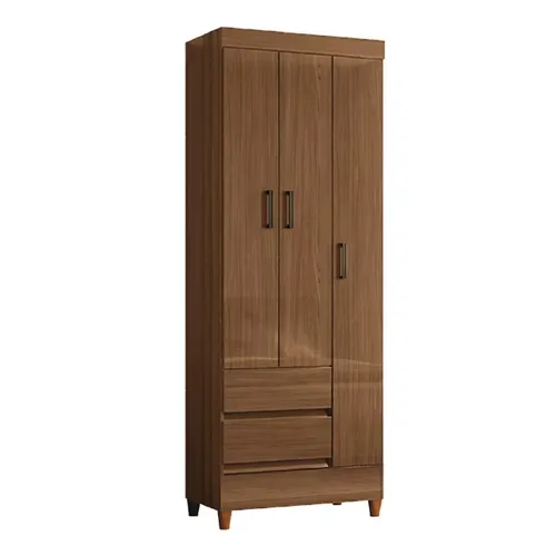 Ropero 3 Puertas 2 Cajones Armario Placard Con Estantes - Roperos y placares, Uruguay | Muebles Express