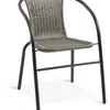 Silla apilable GRENAA gris en Negro - Muebles para el exterior, Uruguay | JYSK, vista 2 de 5