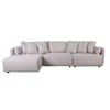 Sofá C/chaise Más De 4 Cuerpos Tela Natural-beige Amalfi Beige en Beige - Sillones y sofás, Uruguay | Divino, vista 2 de 6