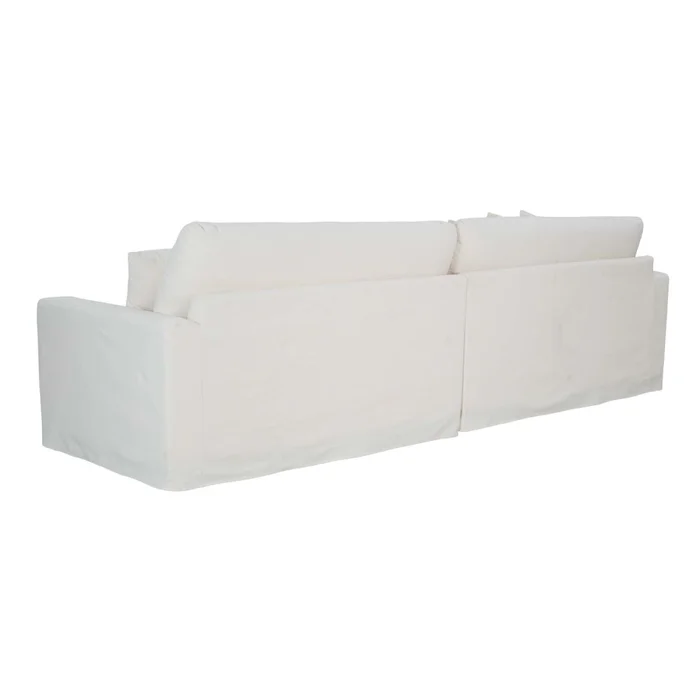 Sofá 4 Cuerpos Tela Natural-beige Marbella Crudo en Blanco - Sillones y sofás, Uruguay | Divino, vista 5
