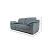 Sofá Zafiro - Tela Aquaclean - 3 cuerpos - A fabricar en Patrón - Sillones y sofás, Uruguay | NYR, vista 3 de 3