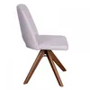 Silla De Oficina Madera-y-tela Natural-beige Hera en Beige - Escritorios y sillas de escritorio, Uruguay | Divino, vista 4 de 5