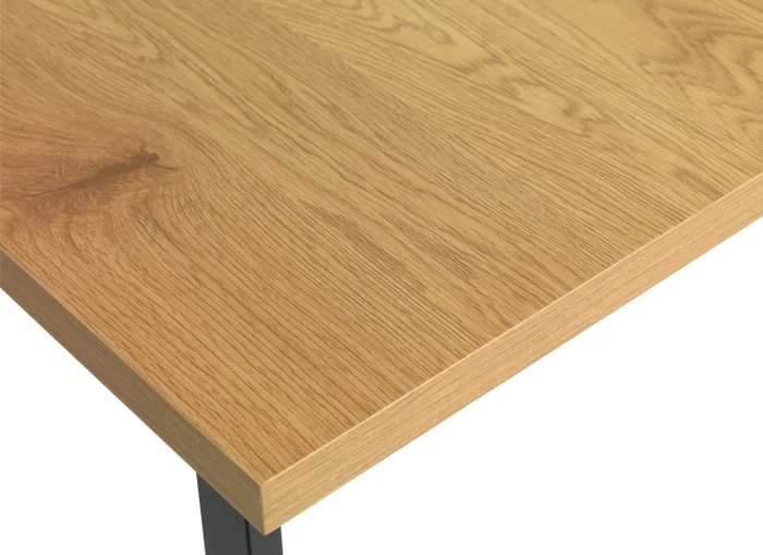 Mesa de comedor AABENRAA 80x120 roble/negro en Madera natural - Mesas de comedor, Uruguay | JYSK, vista 3