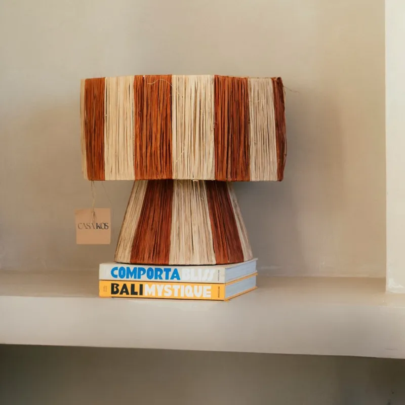 Lámpara de Mesa de Sisal Ona | Casakos en Multicolor - Lámparas de mesa, Uruguay | Casakos